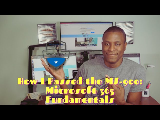 How I Passed the MS-900 // Microsoft 365 Fundamentals