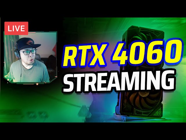🔴 STREAMING with RTX 4060 - Fortnite (Single PC Setup)