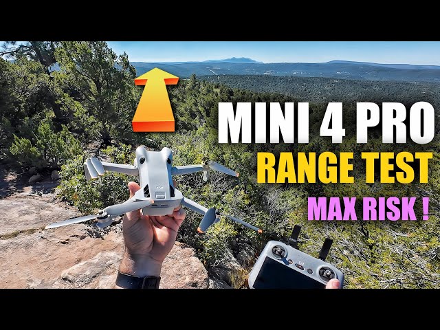 DJI Mini 4 Pro RANGE TEST - HOW FAR Will it GO?! - Fly More Combo PLUS Batteries and RC2
