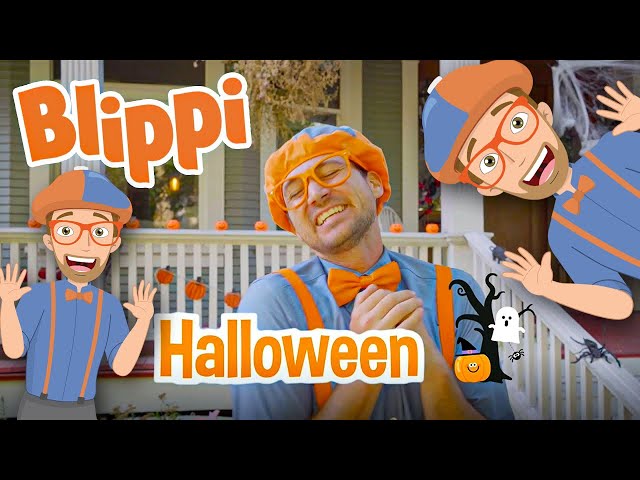 Blippi Decorates a House For Halloween - Spooky Halloween House | Blippi Crafts Videos for Kids 🎃