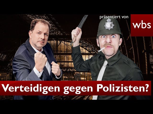 Selbstverteidigung gegen Polizisten – darf ich das? | Rechtsanwalt Christian Solmecke