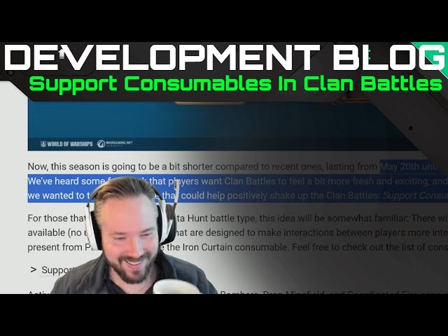Development Blog - Support Consumables In Clan Battles
