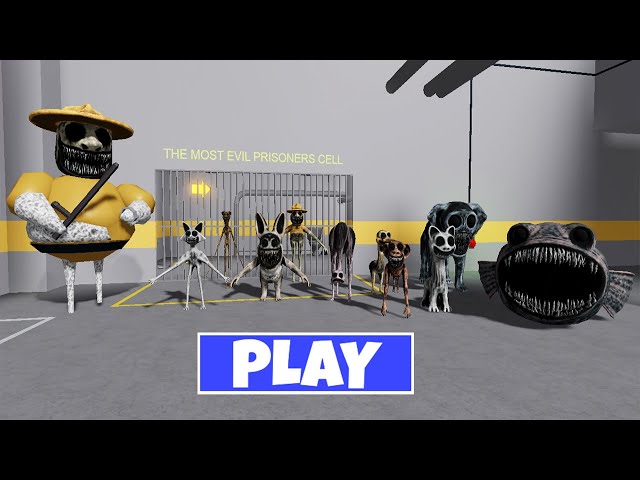 ZOONOMALY BARRY'S PRISON RUN VS ALL ZOONOMALY MONSTERS - Walkthrough Full Gameplay #obby #roblox