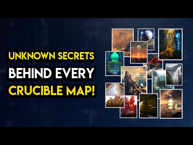 Destiny - The UNKNOWN Lore Behind Every Crucible Map!