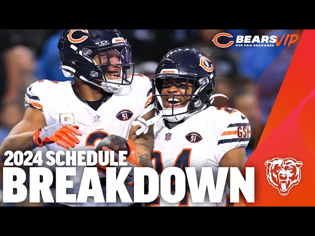 Joniak and Thayer preview the Chicago Bears 2024 schedule