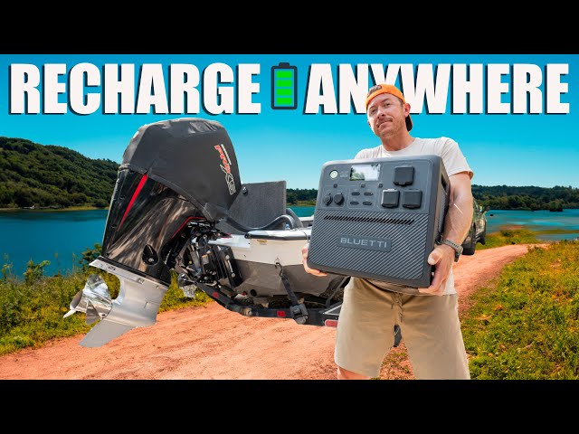 FULLY Recharging My Boat ANYWHERE! with Bluetti AC240