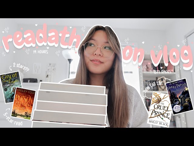 readathon vlog🗡️🪽get out of the biggest reading slump with me
