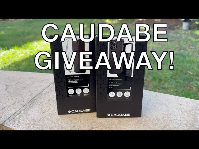 *CLOSED* Caudabe iPhone 15 Pro Max Case & Screen Shield Giveaway!