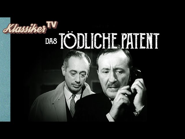 Das tödliche Patent (1963) | Ganzer Film mit Horst Tappert🎥