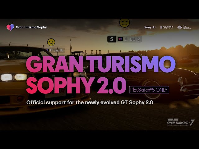 Official support for the newly evolved Gran Turismo Sophy 2.0