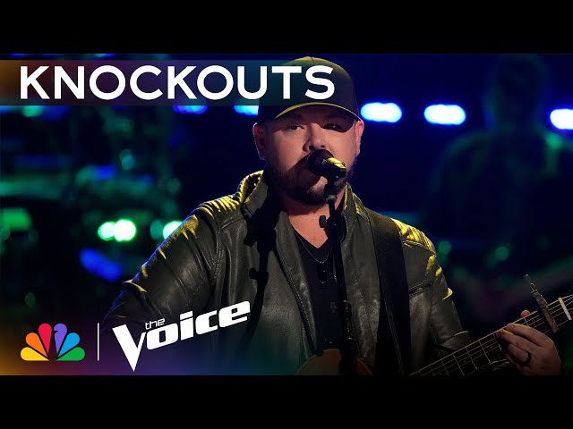 Josh Sanders' Performance of "Wild as Her" Showcases His Country Star Power | The Voice Knockouts