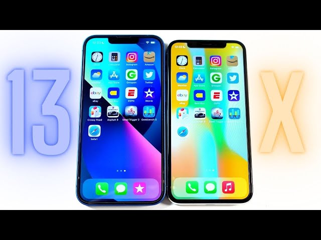 iPhone 13 vs iPhone X Speed Test!