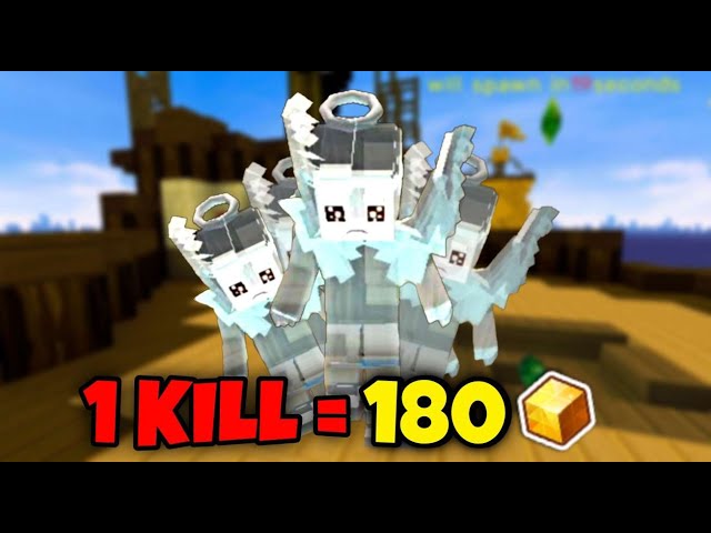 BedWars But I Must TOPUP 180 GCUBES Everytime I Killed Someone!!