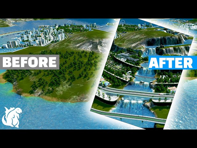 Making Cliffside Residential Look Amazing in Cities Skylines | City of Canalville