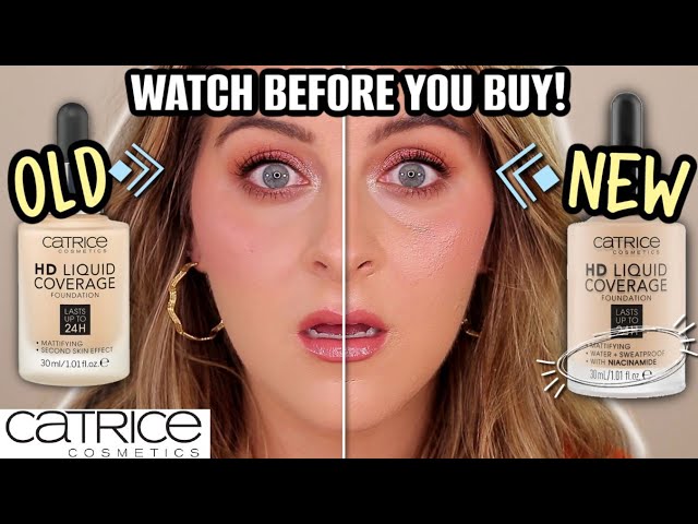 OMG! FAVORITE FOUNDATION RE-FORMULATED?! 😩 Catrice HD Liquid Coverage Foundation *NEW vs. OLD*