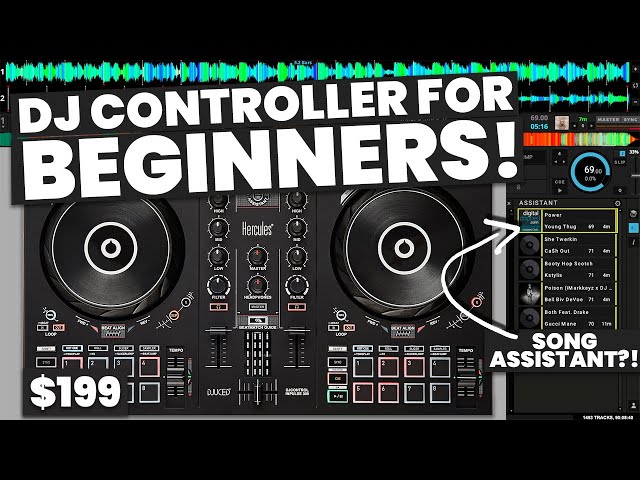 Learn How to DJ with THIS Beginner Controller | Beat Matching | Hercules DJControl Inpulse 300