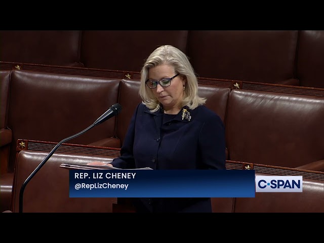 Complete remarks from Rep. Liz Cheney (R-WY)