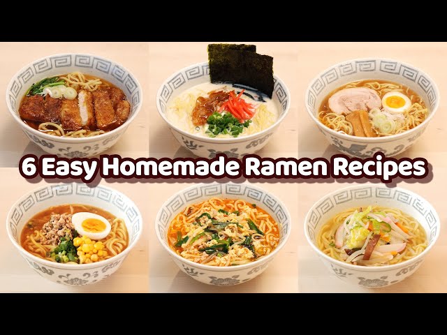 6 Easy Ways to Make Japanese Homemade Ramen - Revealing Secret Recipes!!