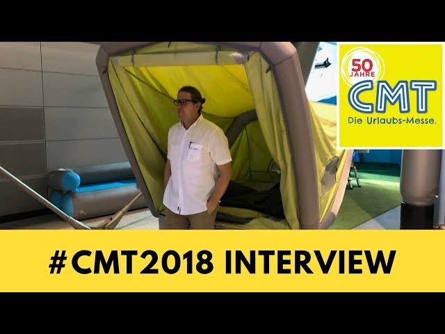 Zelt Wohnwagen für den Fahrradanhänger - Gentle Tent im Interview auf der CMT2018