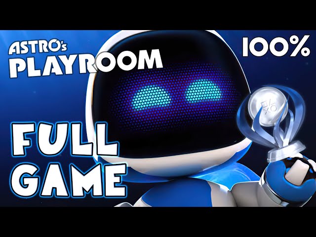 Astro's Playroom FULL GAME 100% All Trophies (PS5) Platinum