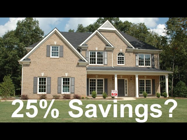 Building Your Own Home, The Savings Potential