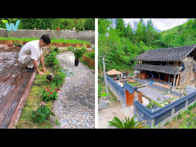 The boy renovates the ancient house and makes the garden beautiful Part1 | WU Vlog