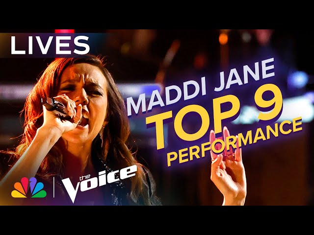 Maddi Jane Performs Tate McRae's "greedy" | The Voice Lives | NBC