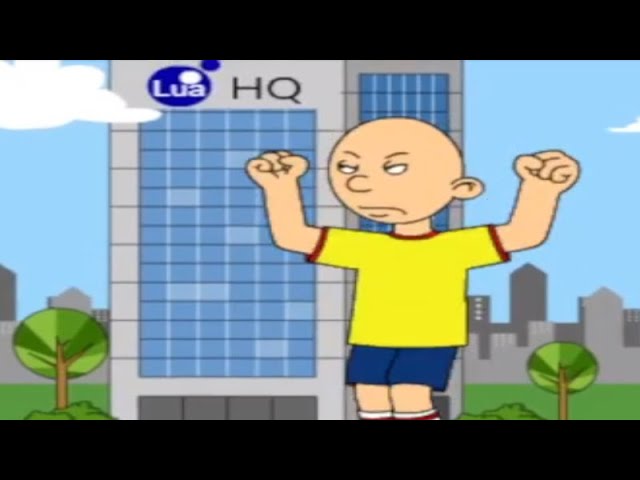 Caillou destroys Lua HQ / grounded