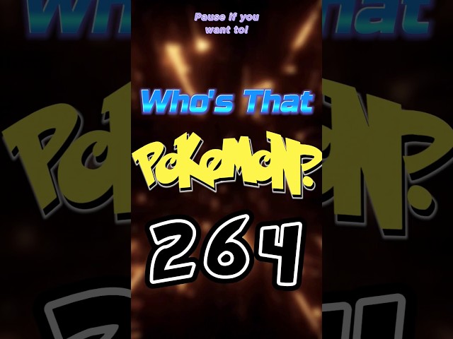 episode 264 who's that Pokémon!?? My second favorite misleading Pokémon after bonsly