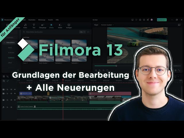 Filmora 13 Tutorial: Alle Grundlagen und KI-Funktionen erklärt! | Für Anfänger & Profis