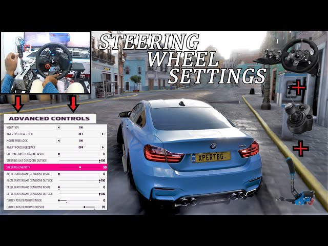 Forza Horizon 5 - Best Drift Steering Wheel Settings | Logitech g29/g920/g27/g923