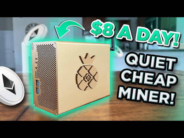 I'm earning over $8 per day with a CHEAP & QUIET Crypto Mining Rig!