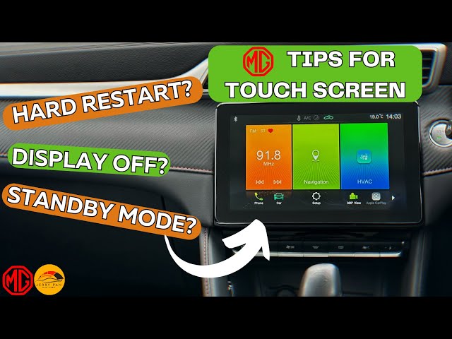 📴MG Screen Tips - Display Off, Standby Mode, Hard Restart - HOW DO THEY WORK?