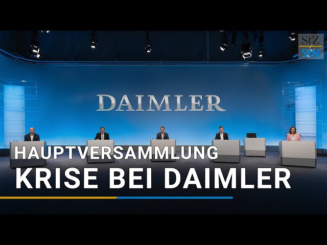 Daimler Hauptversammlung: Wie sieht der Weg aus der Krise aus?