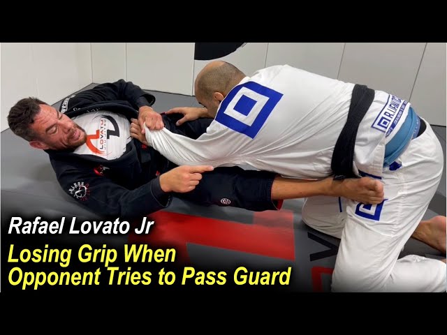 Losing Grip When Opponent Tries to Pass Guard with Rafael Lovato Jr