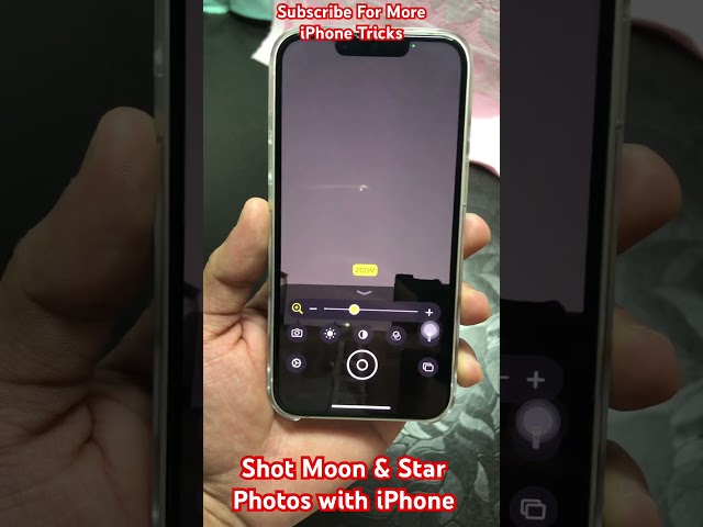 Now shot Moon & Star Photos with your iPhone #shorts #iphone #moonzoomoniphone