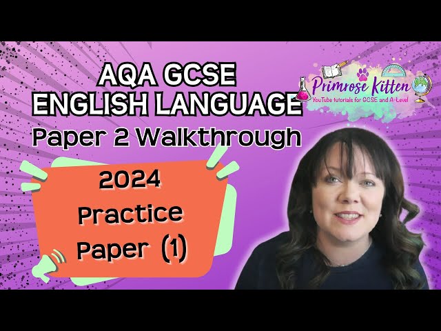 AQA | GCSE English Language | Paper 2 | 2024 Practice Paper | Set 1