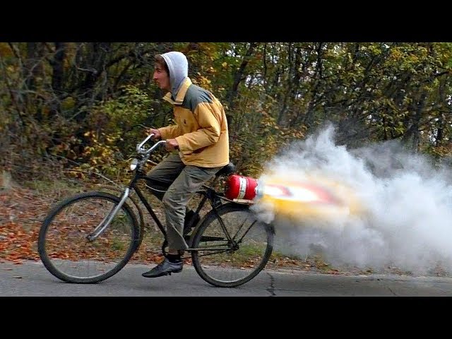 JET ENGINE Bike DIY (nitrate-caramel fuel)