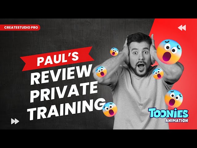 CreateStudio Pro Private Training Testimonial - Paul