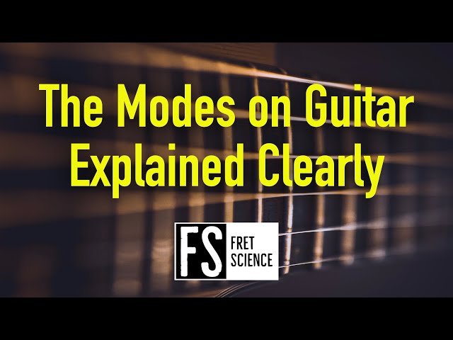Demystifying the modes on guitar: it doesn't get any simpler than this