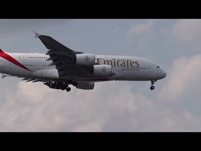Airbus A380 Plane Spotting: Qantas, Emirates, Korean, Asiana, British Airways, Air France, Lufthansa