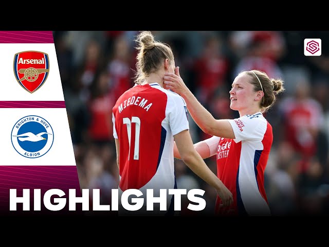 Arsenal vs Brighton | Highlights | FA Women's Super League 18-05-2024