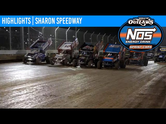 World of Outlaws NOS Energy Drink Sprint Cars at Sharon Speedway May 22, 2021 | HIGHLIGHTS