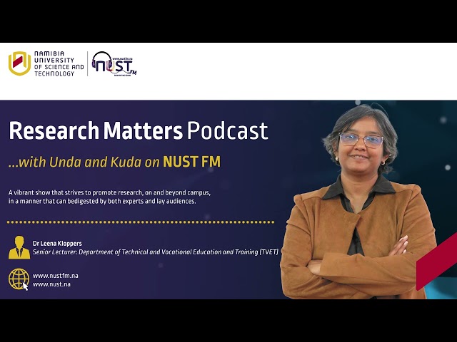 Research Matters Podcast_ Dr Leena Kloppers