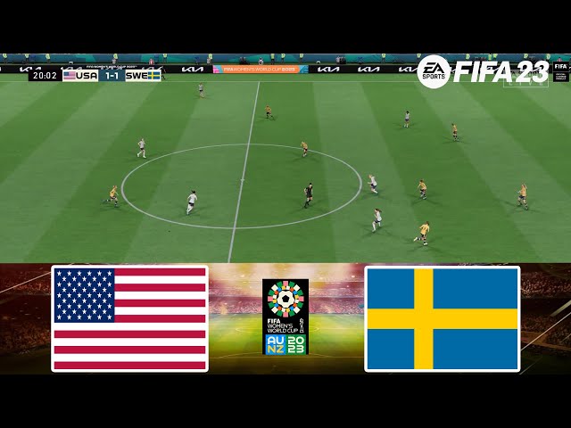 FIFA 23 - USA vs Sweden 26/5/2024 - FIFA Women's World Cup 2023 - Gameplay PS | Full Match