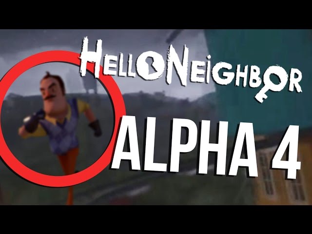 NEW FIRST LOOK AT ALPHA 4! | Hello Neighbor