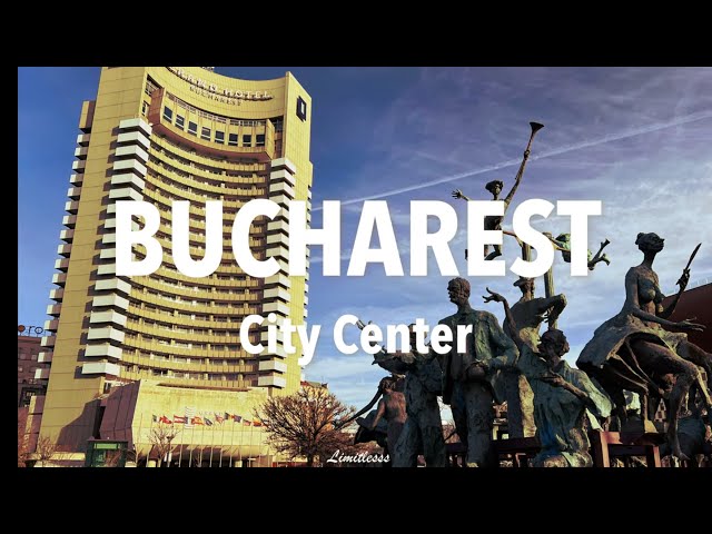 Bucharest 🇷🇴 | Capital City of Romania [4K] Walk | DJI Osmo Action 4 | Februar 2024
