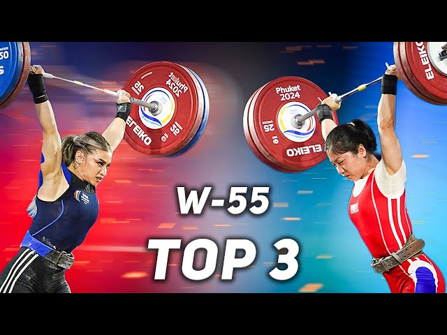 Women’s 55 | TOP 3 in Total | IWF World Cup 2024