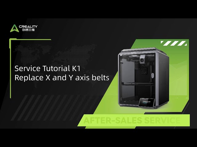 Service Tutorial K1 Replace X and Y axis belts