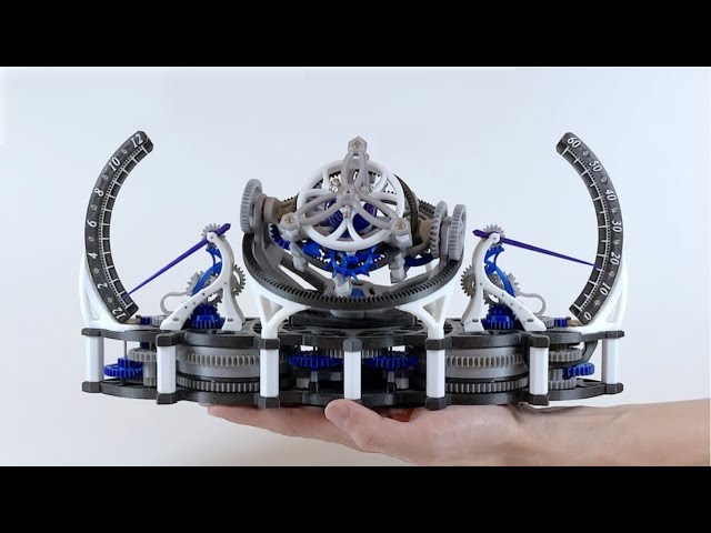 It’s Complicated - 3D Printed Triple-Axis Tourbillon Mechanical Clock